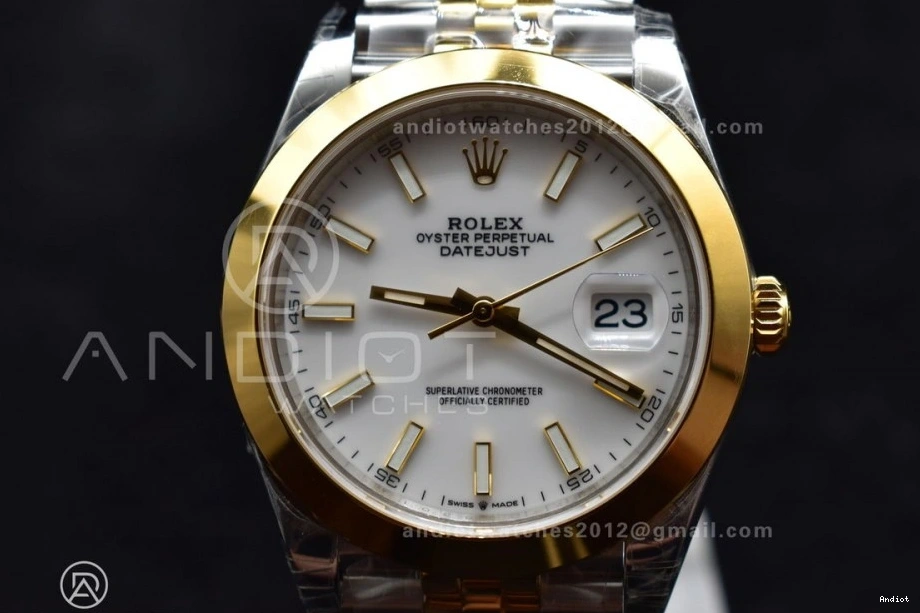 Bracelet On 904L VSF Best 126331 41 Gold VS3235 1:1 Jubilee YG Dial DateJust Steel Edition Yellow SS 0429